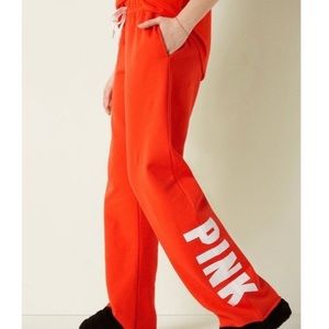 Victoria’s Secret Pink Fleece Heritage Sweatpants, Size XL